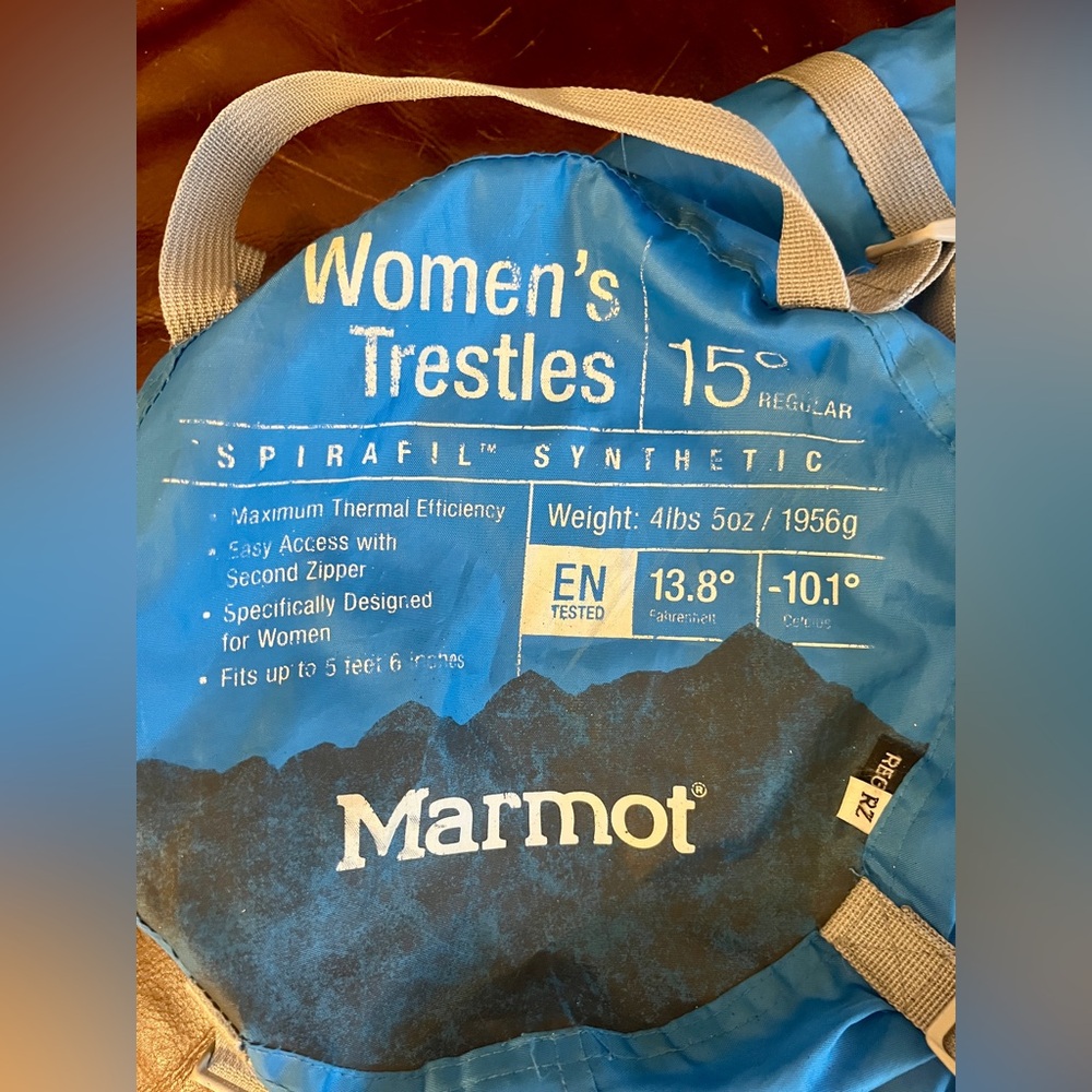 Marmot Women's Trestles -10C Blue Sleeping Bag